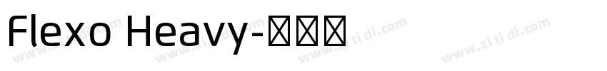 Flexo Heavy字体转换